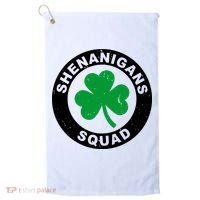 Shenanigans Squad Funny St PatrickS Day Party Golf Towel thumb 0