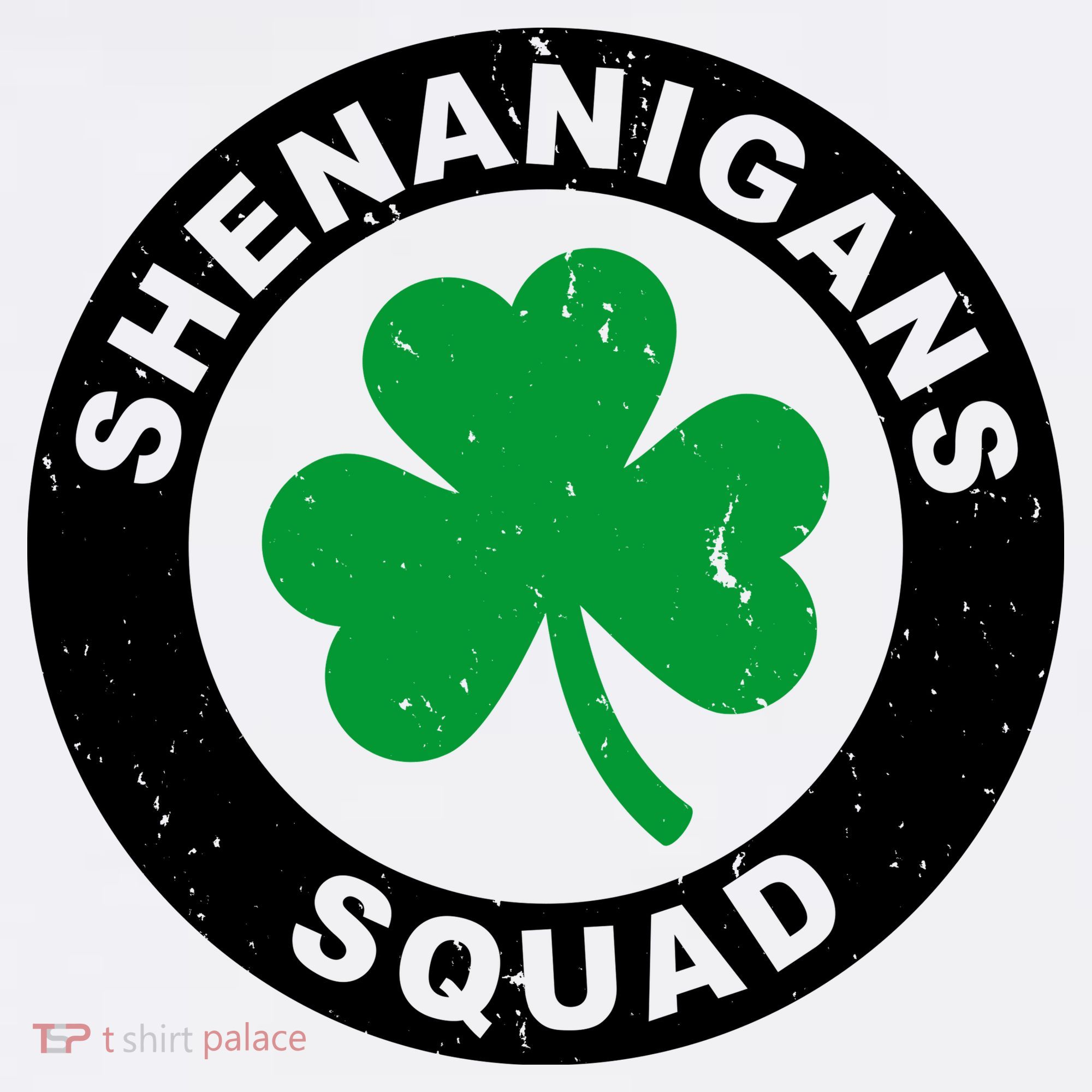 Shenanigans Squad Funny St PatrickS Day Party Golf Towel