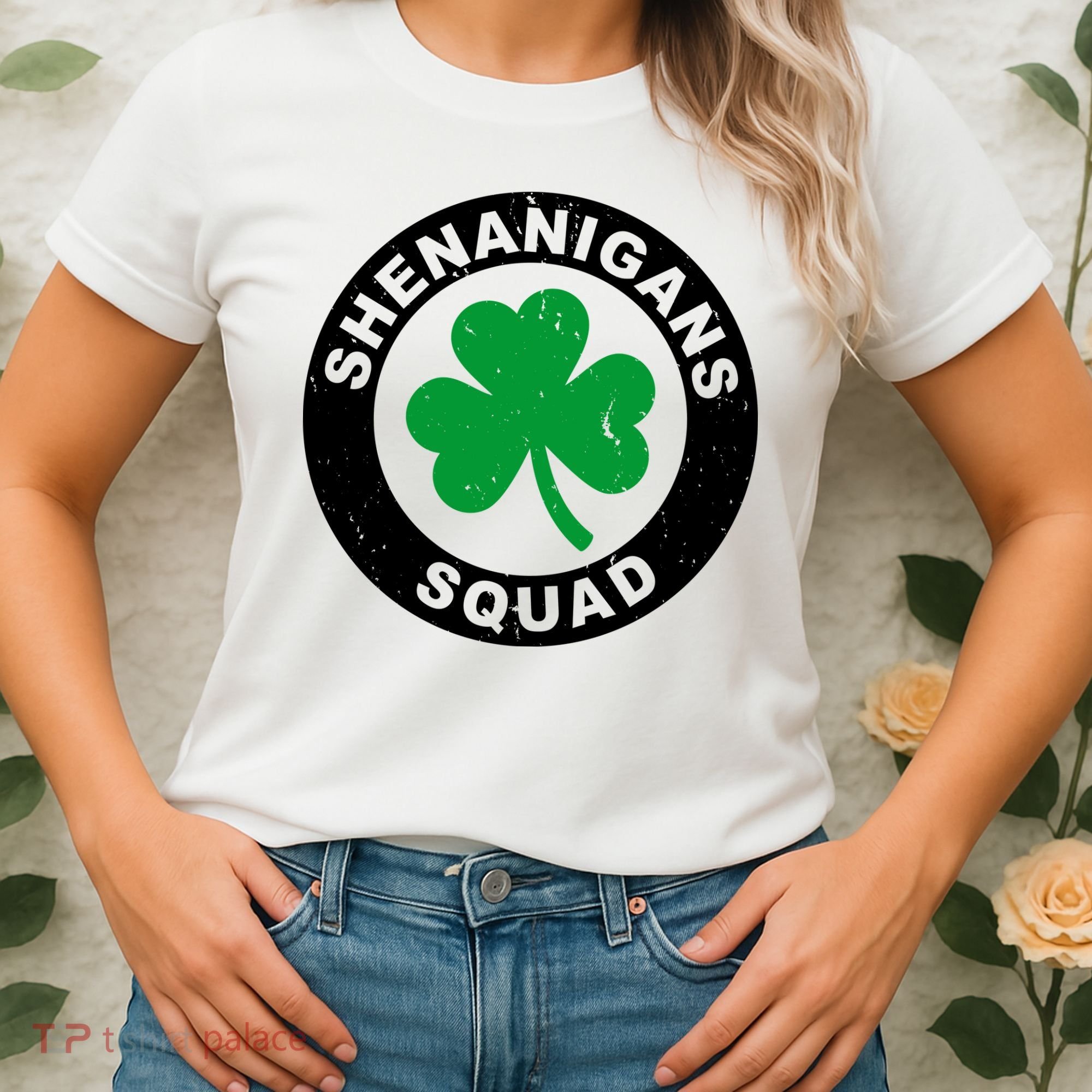 Shenanigans Squad Funny St PatrickS Day Party Women's T-Shirt