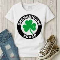 Shenanigans Squad Funny St PatrickS Day Party Women's T-Shirt thumb 3