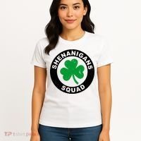 Shenanigans Squad Funny St PatrickS Day Party Women's T-Shirt thumb 4