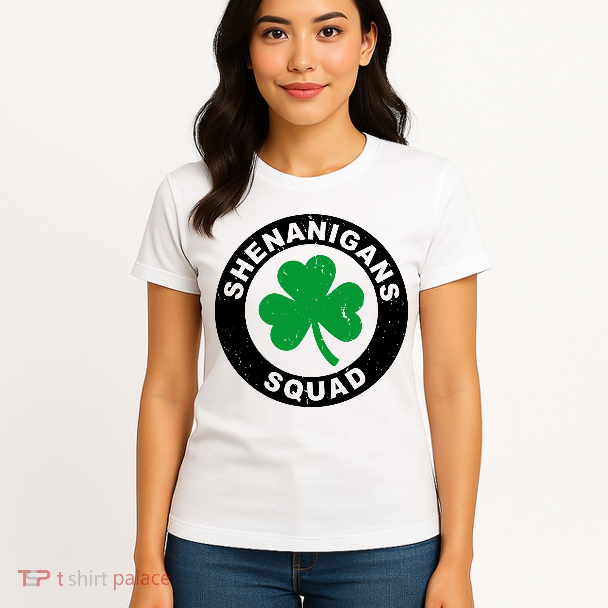 Shenanigans Squad Funny St PatrickS Day Party Women's T-Shirt