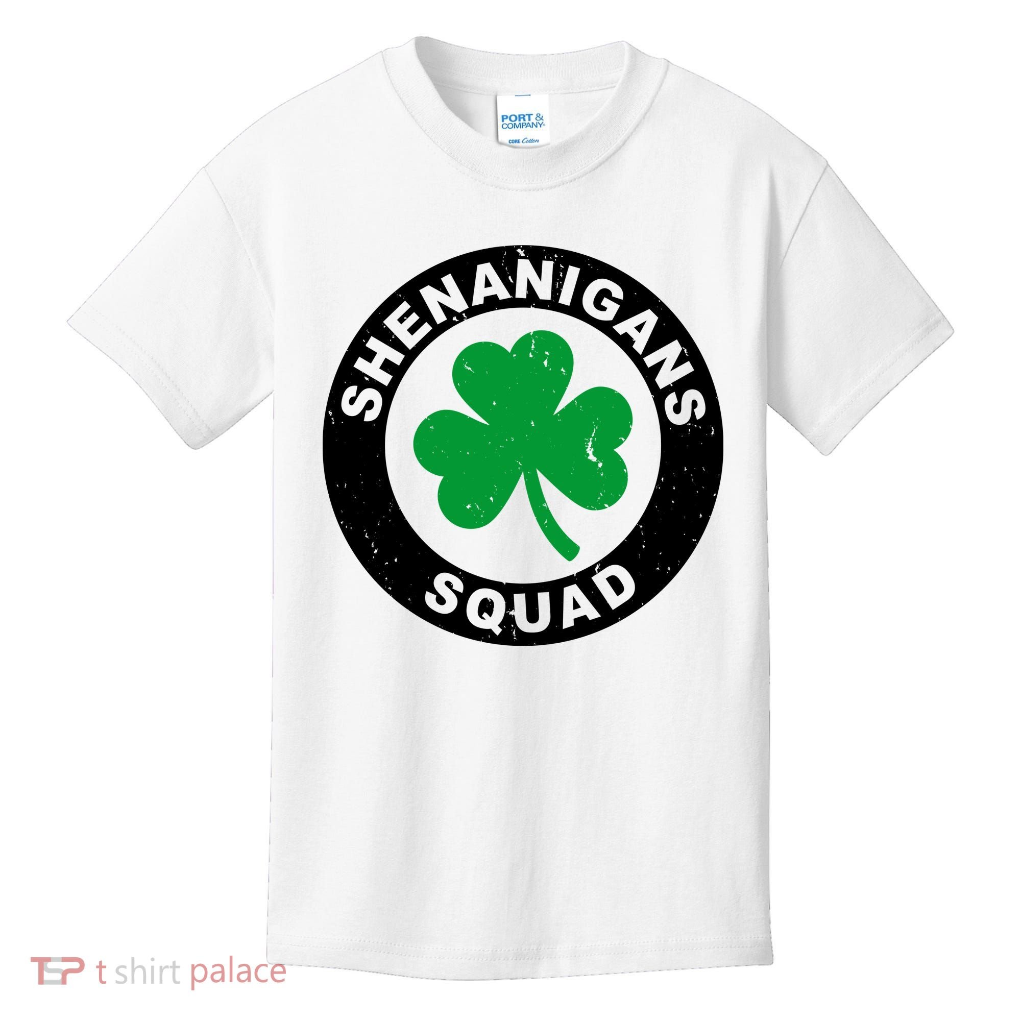 Shenanigans Squad Funny St PatrickS Day Party Kids T-Shirt