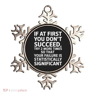 Statistically Significant Funny Math Teacher Student Pun Ornament