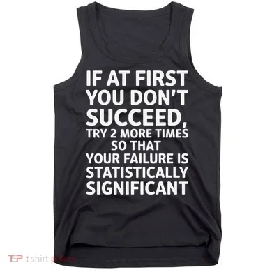 Statistically Significant Funny Math Teacher Student Pun Tank Top