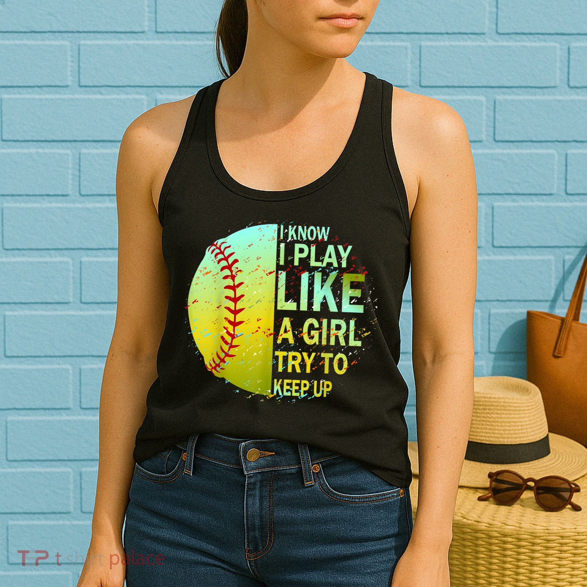 Softball Shirts For Girls | Softball TShirt Women's Tank Top
