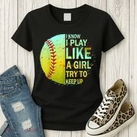 Softball Shirts For Girls | Softball TShirt Women's T-Shirt thumb 3