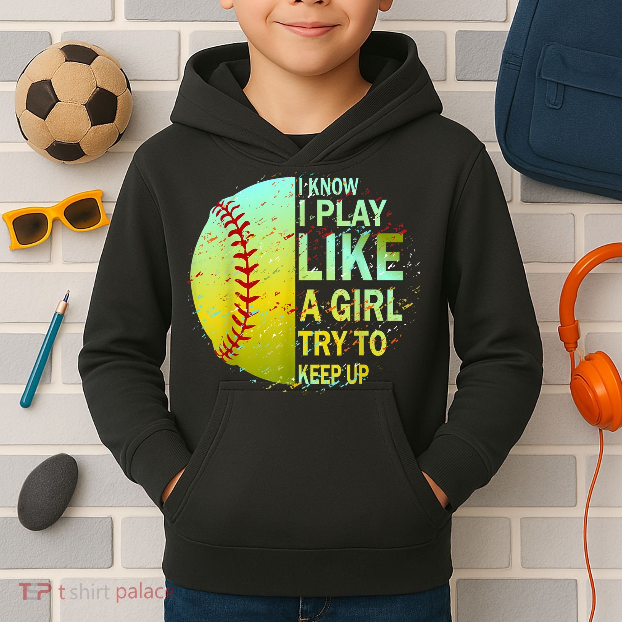 Softball Shirts For Girls | Softball TShirt Kids Hoodie