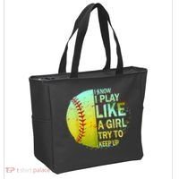 Softball Shirts For Girls | Softball TShirt Tote Bag thumb 2