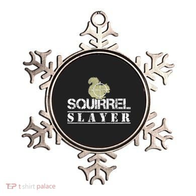 Squirrel Slayer Funny Squirrel Hunting Squirrel Hunters Ornament