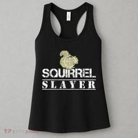 Squirrel Slayer Funny Squirrel Hunting Squirrel Hunters Women's Tank Top thumb 3