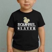Squirrel Slayer Funny Squirrel Hunting Squirrel Hunters Toddler T-Shirt thumb 2