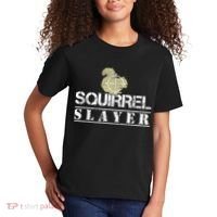 Squirrel Slayer Funny Squirrel Hunting Squirrel Hunters Kids T-Shirt thumb 2
