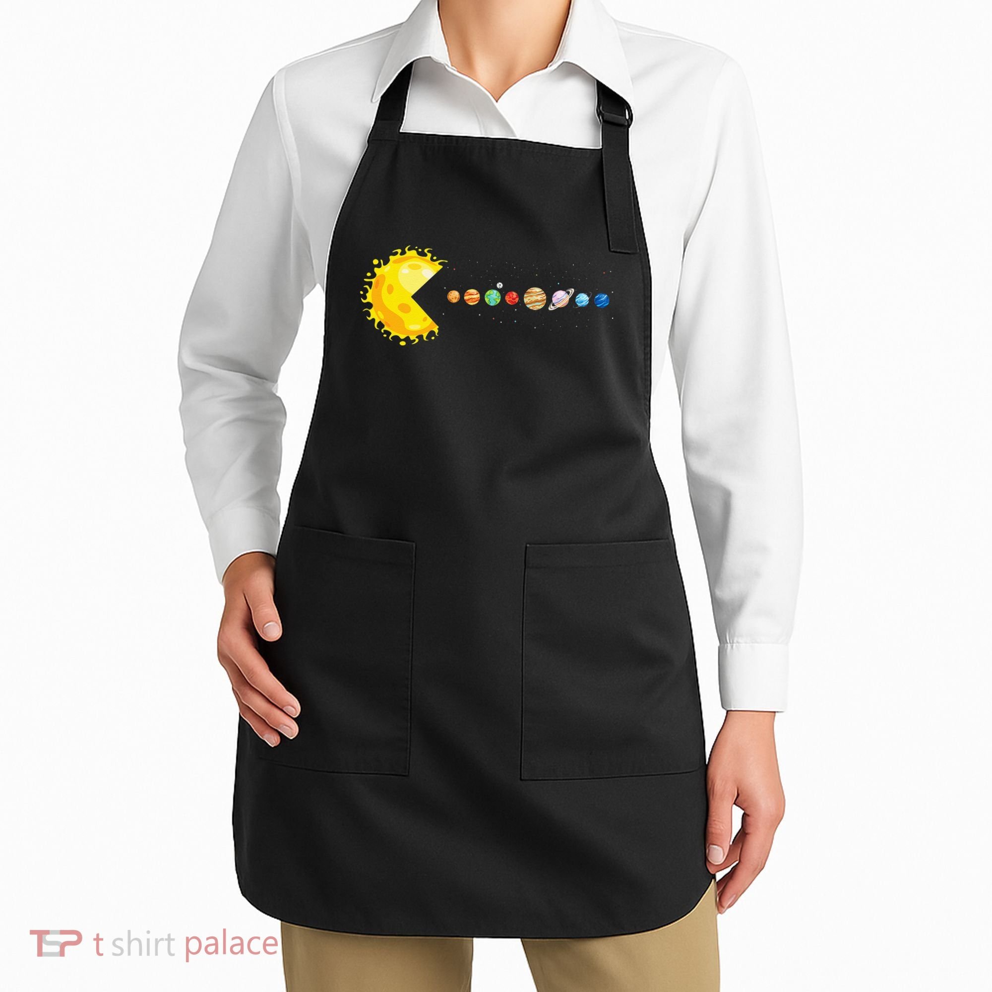 Solar System Funny Planet Sun And Astrology Apron