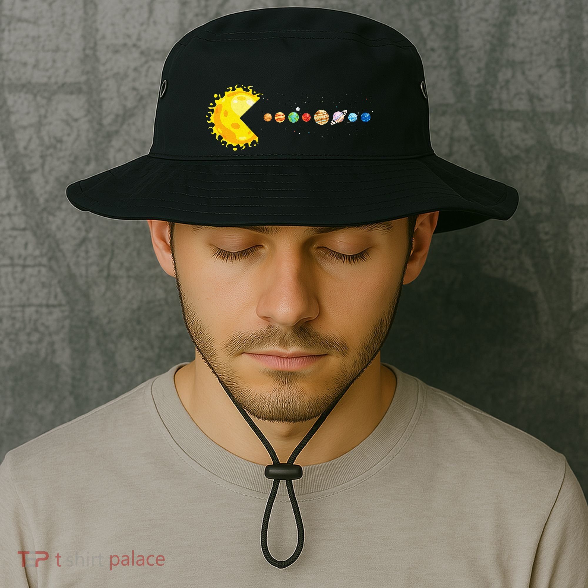Solar System Funny Planet Sun And Astrology Bucket Hat