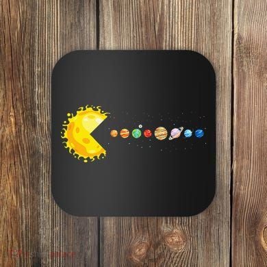 Solar System Funny Planet Sun And Astrology Coaster