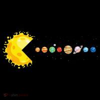 Solar System Funny Planet Sun And Astrology Kids Long Sleeve Shirt thumb 2