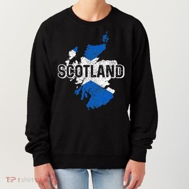 Scotland Scottish Flag Map Pride Women's Sweatshirt