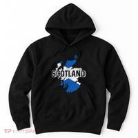Scotland Scottish Flag Map Pride Hoodie thumb 0