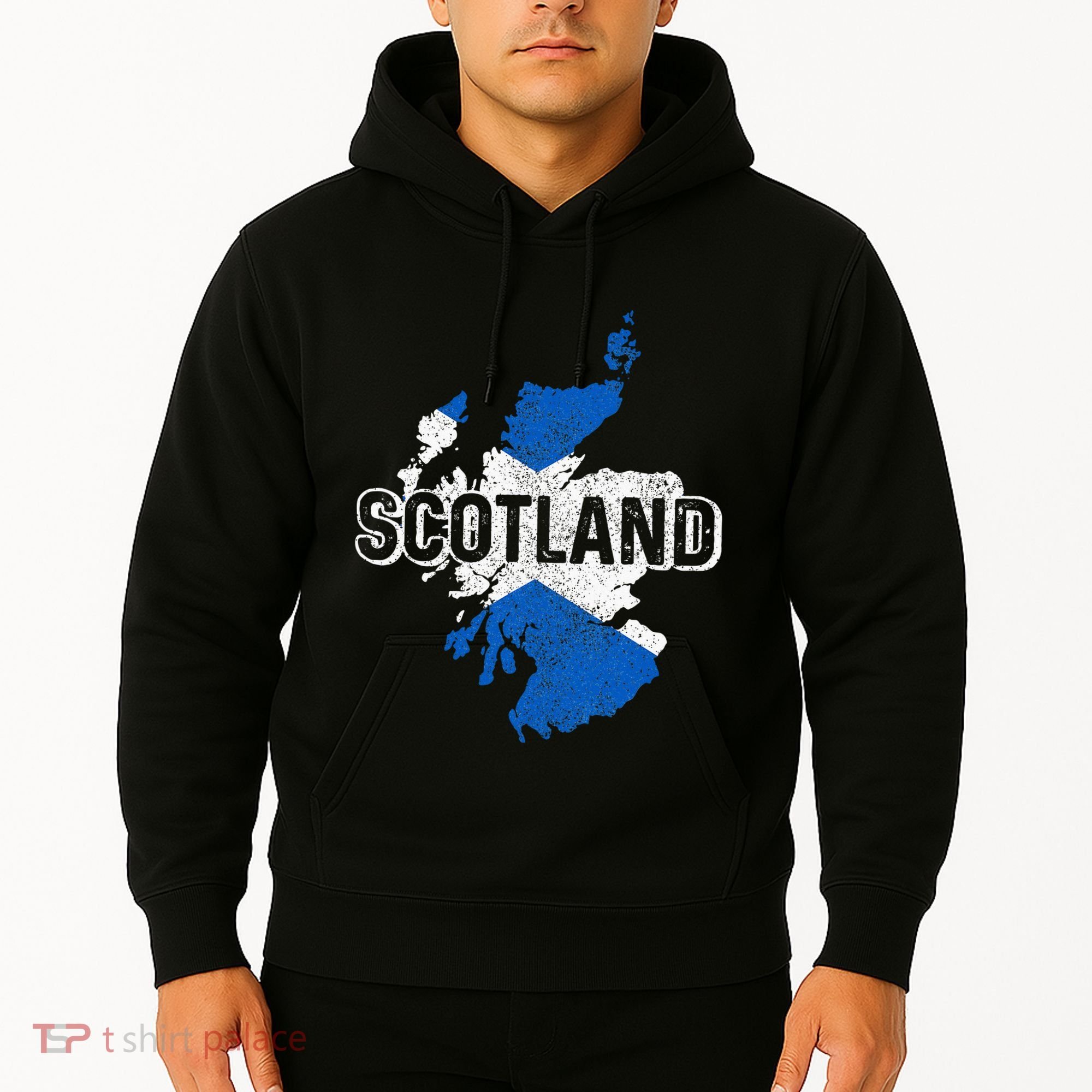 Scotland Scottish Flag Map Pride Hoodie