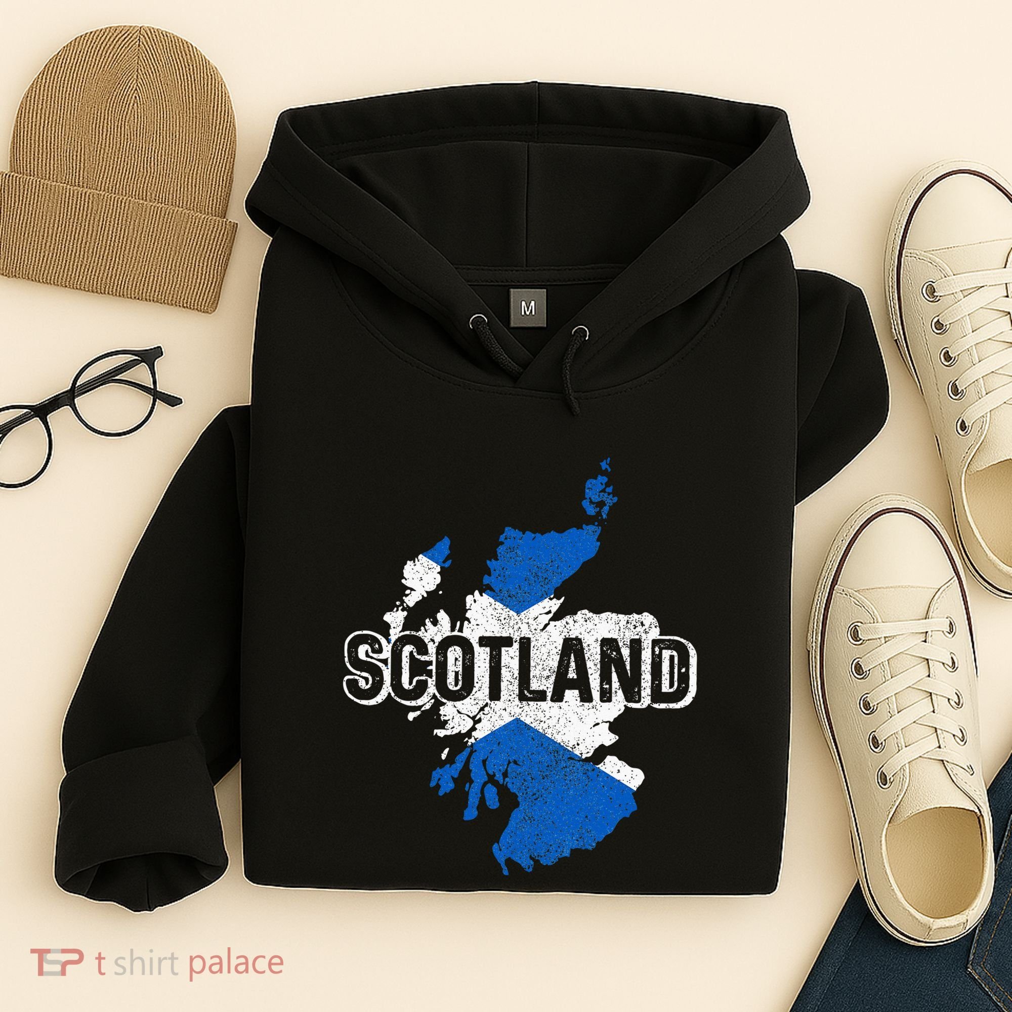 Scotland Scottish Flag Map Pride Hoodie