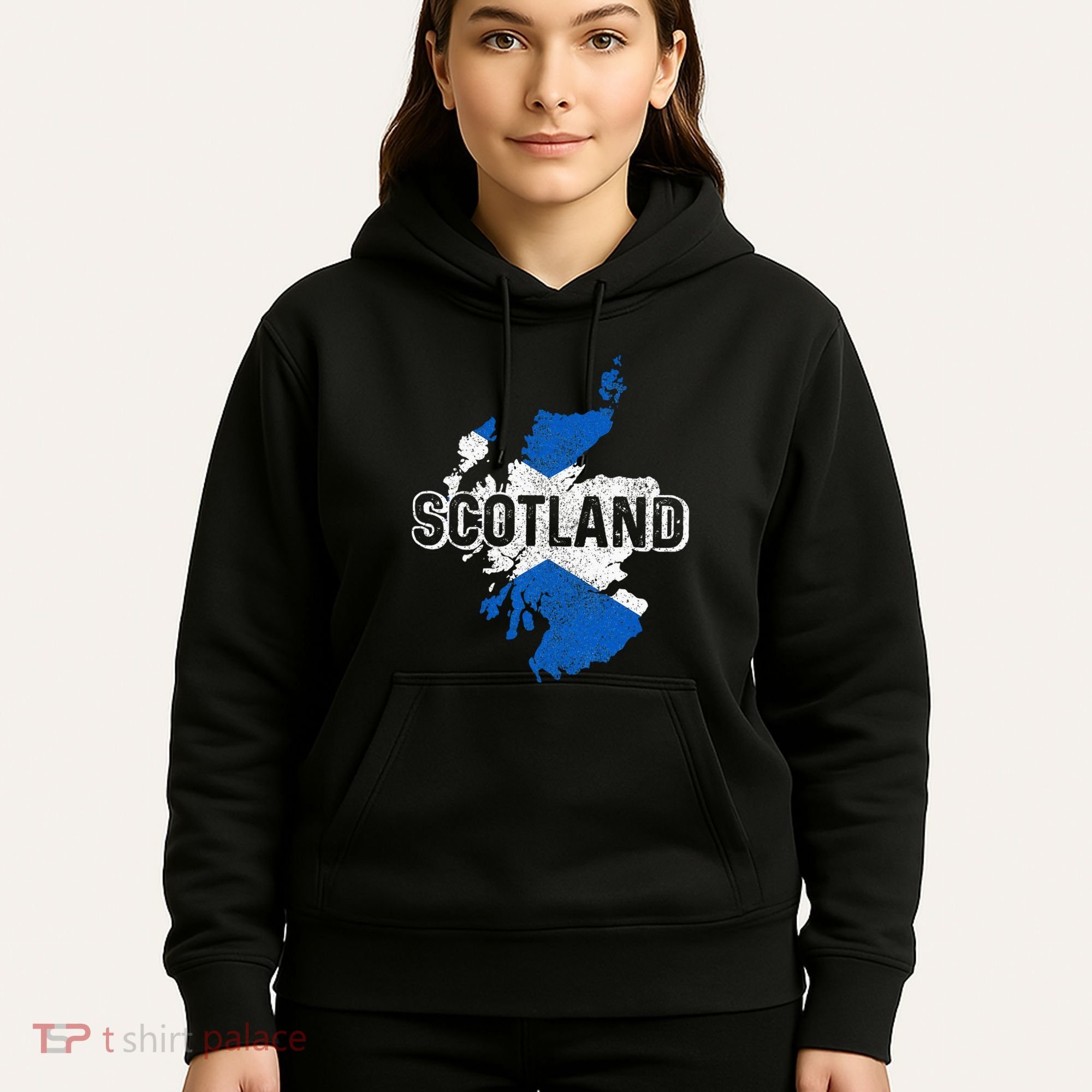 Scotland Scottish Flag Map Pride Hoodie