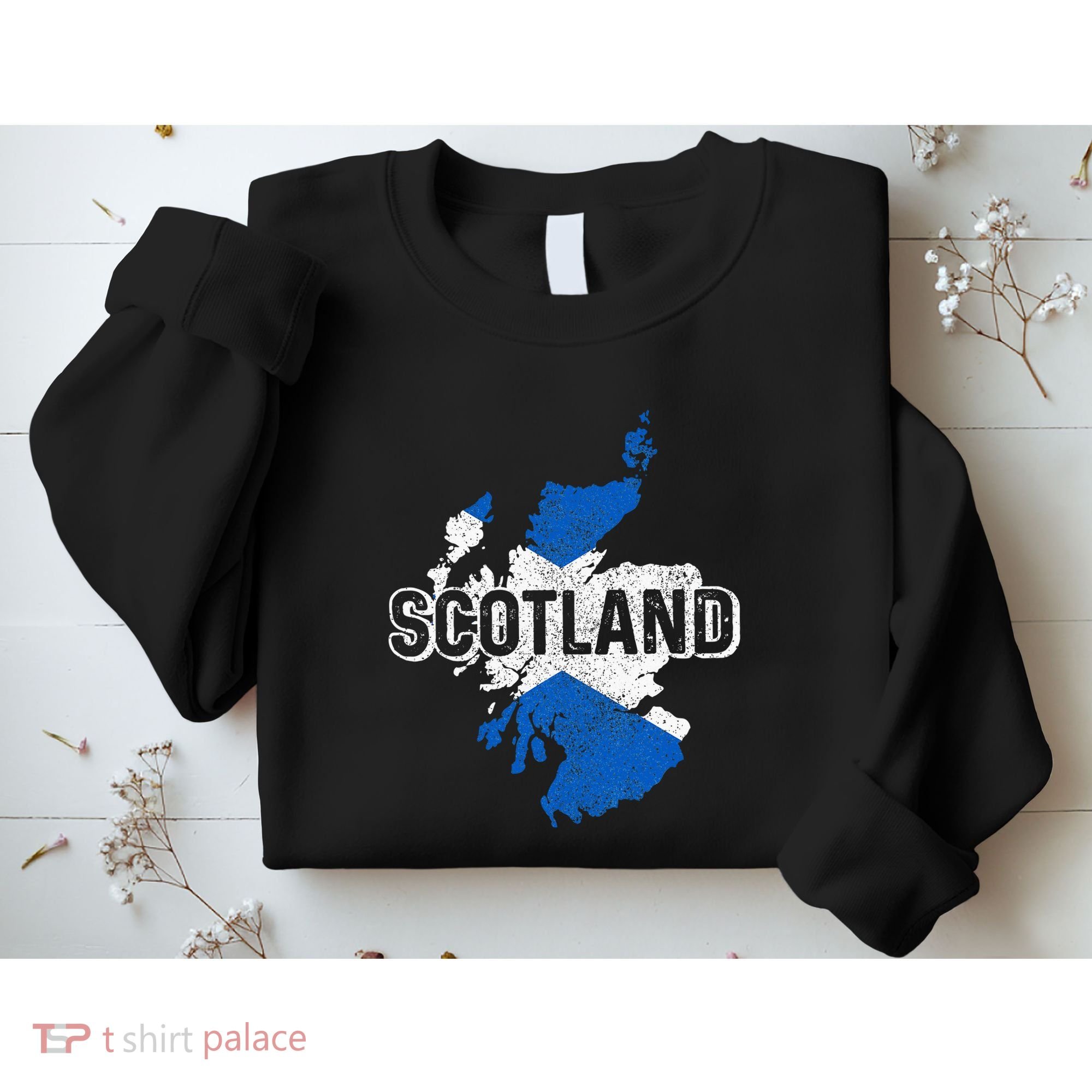 Scotland Scottish Flag Map Pride Sweatshirt
