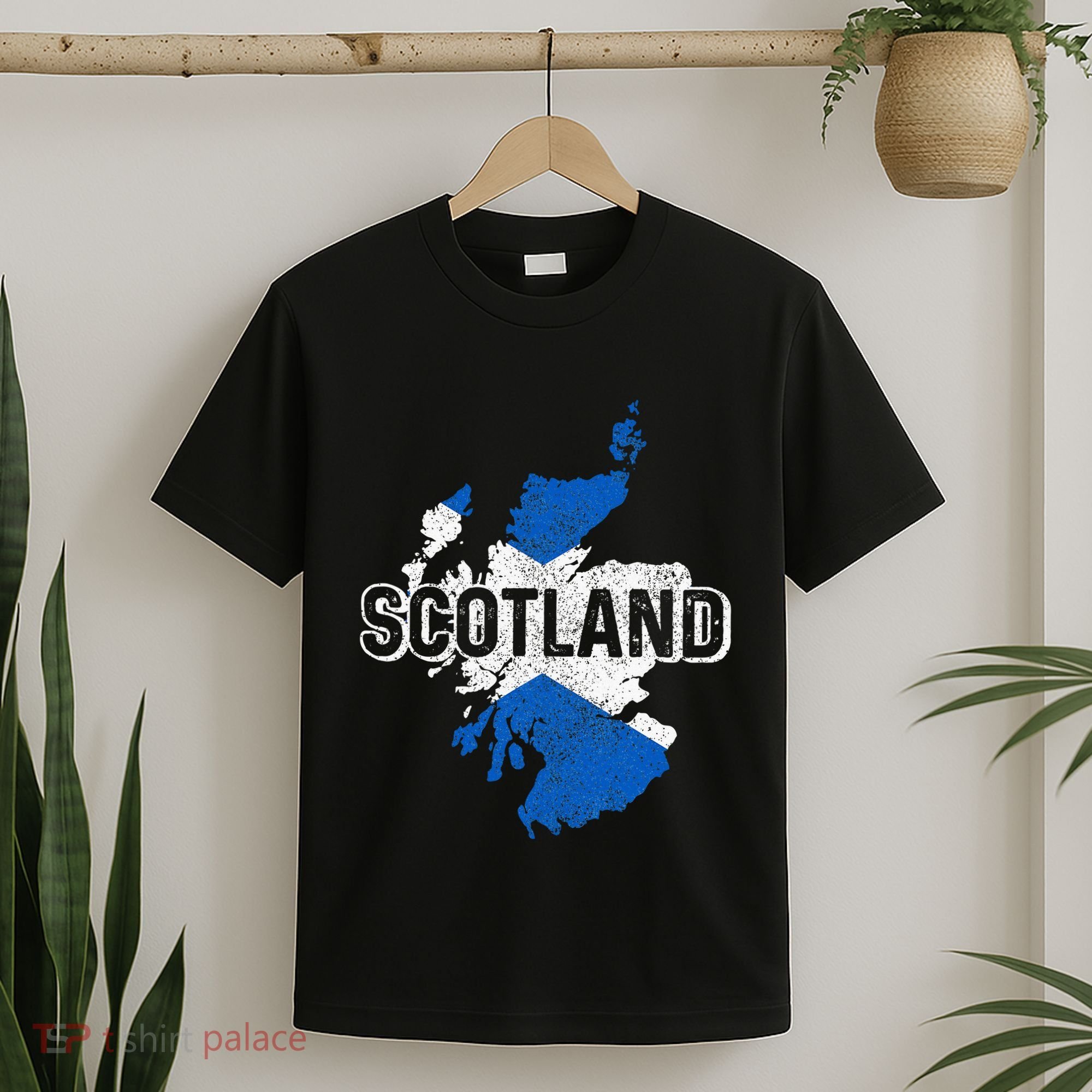 Scotland Scottish Flag Map Pride T-Shirt