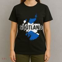 Scotland Scottish Flag Map Pride T-Shirt thumb 4
