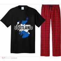 Scotland Scottish Flag Map Pride Pajama Set thumb 0
