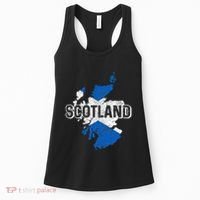 Scotland Scottish Flag Map Pride Women's Tank Top thumb 0