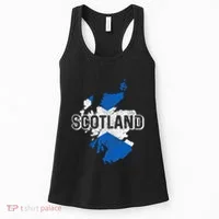 Scotland Scottish Flag Map Pride Women's Tank Top thumb 0