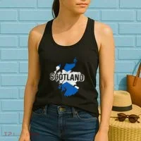 Scotland Scottish Flag Map Pride Women's Tank Top thumb 2