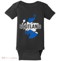 Scotland Scottish Flag Map Pride Baby Bodysuit thumb 0