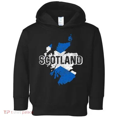Scotland Scottish Flag Map Pride Toddler Hoodie