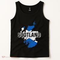 Scotland Scottish Flag Map Pride Tank Top thumb 2