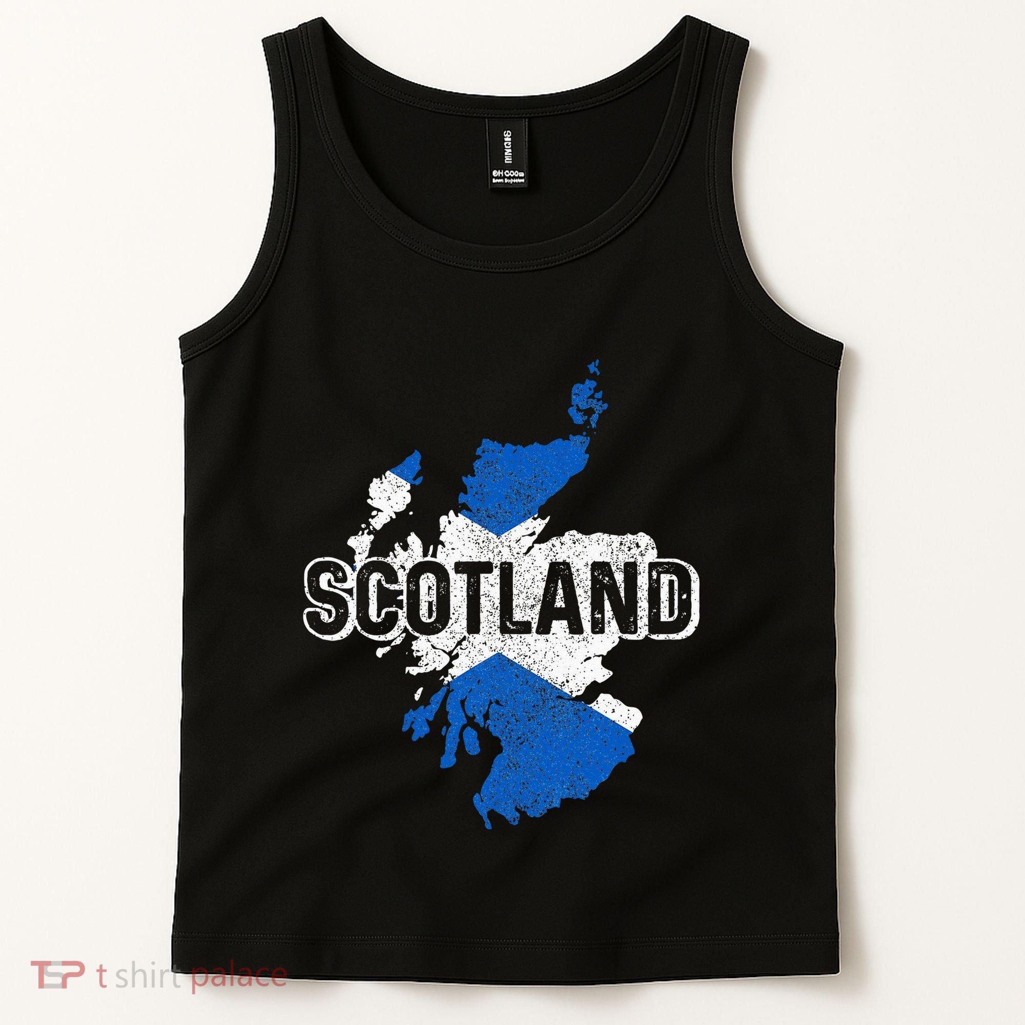 Scotland Scottish Flag Map Pride Tank Top
