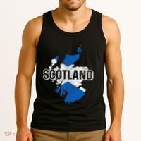 Scotland Scottish Flag Map Pride Tank Top thumb 3