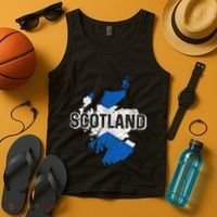 Scotland Scottish Flag Map Pride Tank Top thumb 4