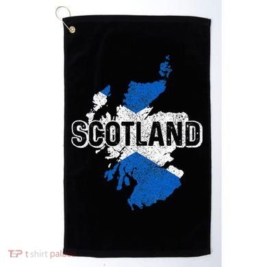 Scotland Scottish Flag Map Pride Golf Towel