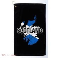 Scotland Scottish Flag Map Pride Golf Towel thumb 0