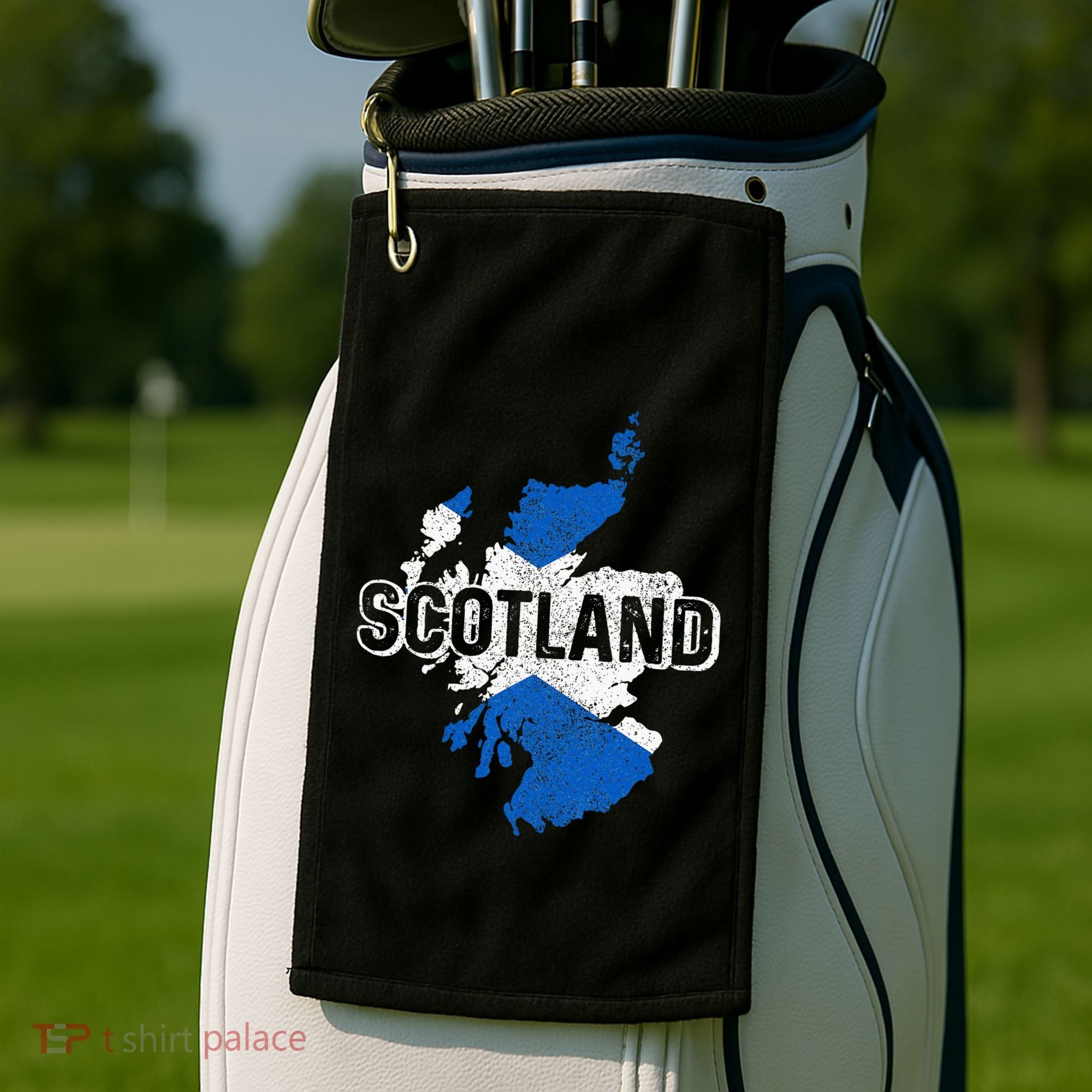 Scotland Scottish Flag Map Pride Golf Towel