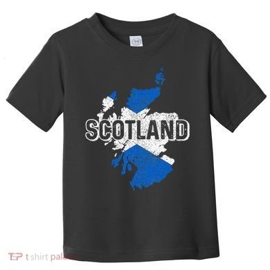 Scotland Scottish Flag Map Pride Toddler T-Shirt