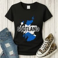 Scotland Scottish Flag Map Pride Women's T-Shirt thumb 3