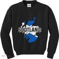 Scotland Scottish Flag Map Pride Kids Sweatshirt thumb 0