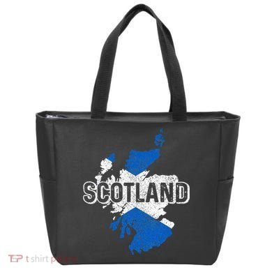 Scotland Scottish Flag Map Pride Tote Bag