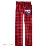 Scotland Scottish Flag Map Pride Men's Flannel Plaid Pajama Pants thumb 0