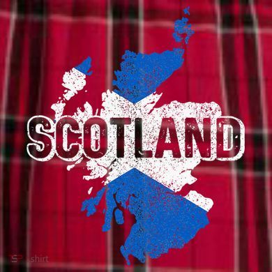 Scotland Scottish Flag Map Pride Men's Flannel Plaid Pajama Pants