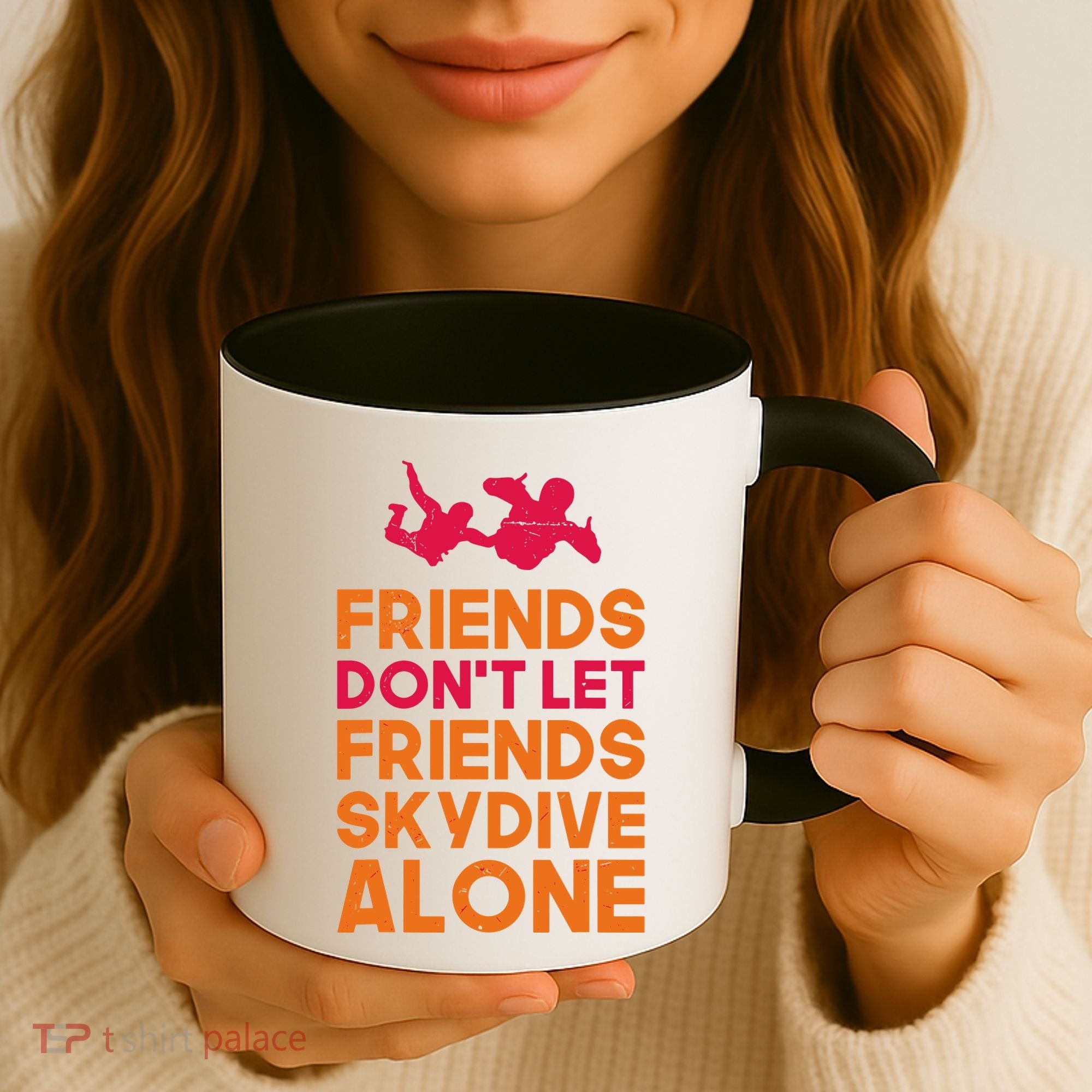 Skydiver Shirts Funny Friends Skydiving Parachute Coffee Mug