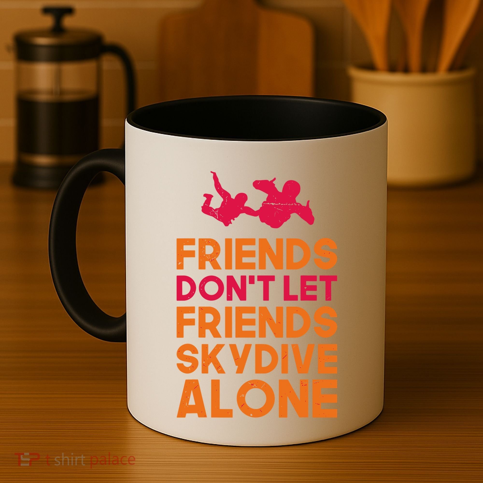 Skydiver Shirts Funny Friends Skydiving Parachute Coffee Mug